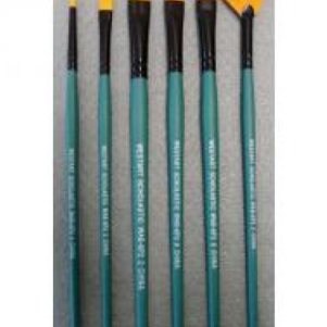 East Art Artist Brush Green Nylon Hair - Choose Size
