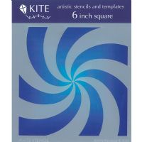 Kite 6 x 6 Stencil - Pinwheel