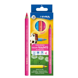 Lyra Giants 6 Neon Colouring Pencils