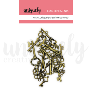 Mixed Brass Keys Pkt 20