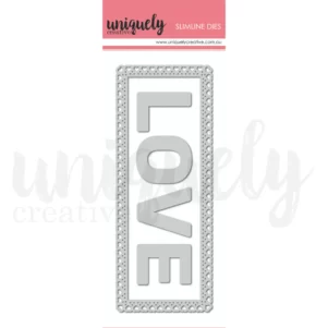 Love Frame Slimline Die