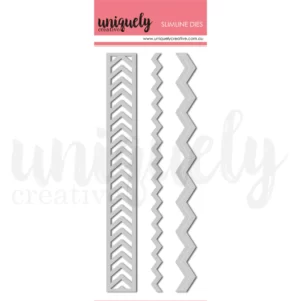 Chevron Strips Slimline Die