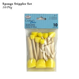 R&L Crafter's Choice - Sponge Stippler Set 10/Pkg