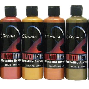 Chroma Molted Metalic Acrylic 250ml - Choose Colour
