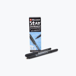Micador Stay Anywhere Permanent Pens - Single Black